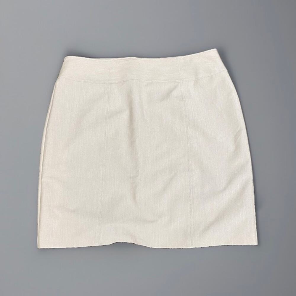 Worthington Ivory Cream Mini Skirt Size 18 | Classic Minimalist Y2K